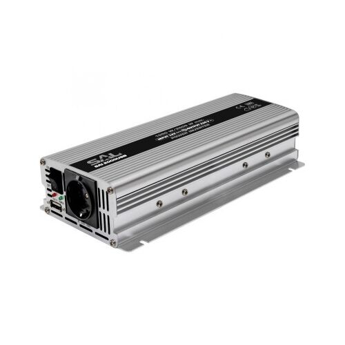 SAL Feszültségátalakító, 1000/2000W, USB aljzat SAI 2000USB 144401399