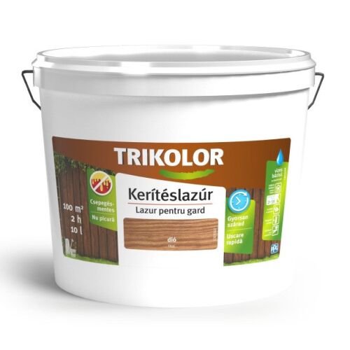 Trikolor kerítéslazúr dió 10 l - Trilak 144401414