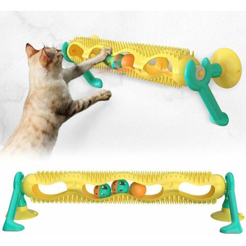 Jucărie interactivă pentru pisici cu bile Catnip și bare de protecție cu masaj 144401986