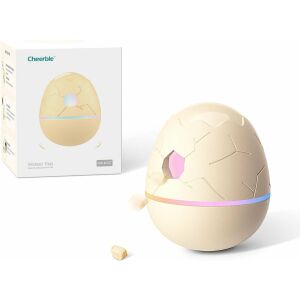 Interaktives Haustierspielzeug mit Leckerlis, Cremefarben 144402427 - Viehzucht