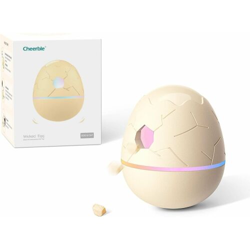 Интерактивна играчка за домашни любимци с лакомства, кремообразна 144402427