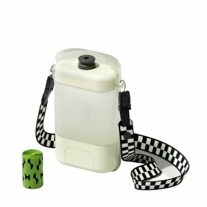 Tragbare 4-in-1-Wasserflasche für Hunde, Weiß 144402472 - Fress- und Trinknäpfe für Haustiere