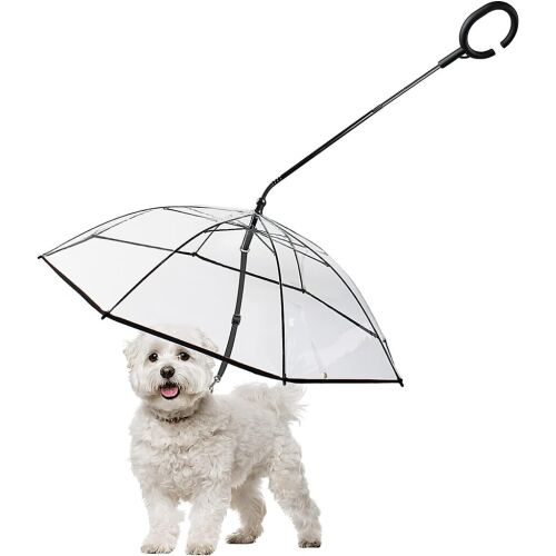 Combinație de lesă pentru câini cu umbrelă