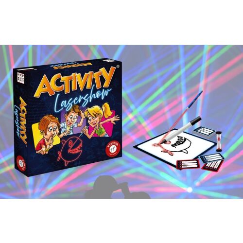 Activity Lasershow játék doboz és játékelemek - Társasjáték