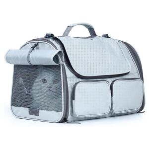 Transportbox für Haustiere mit belüftetem Deckel – 44,5 x 29 x 30 cm 144402712 - Viehzucht