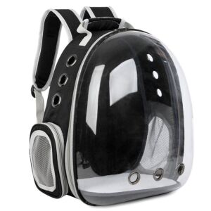Modny plecak transportowy dla zwierząt z przezroczystymi okienkami 144402744 - Transporter, skrzynia samochodowa dla zwierząt domowych