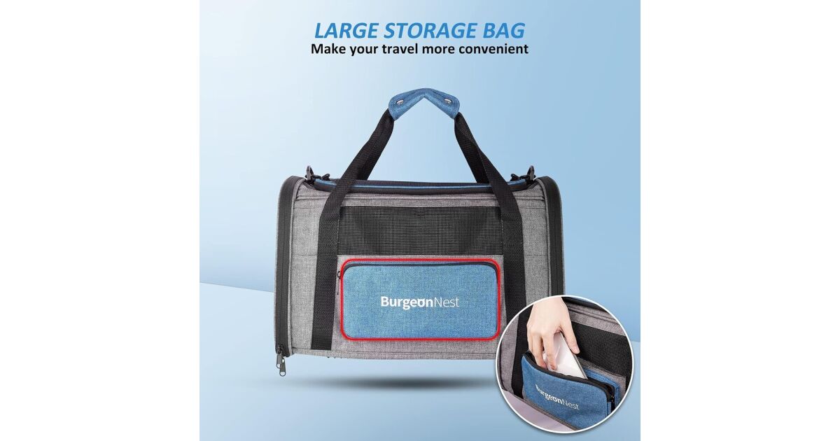 Puha kisállathordozó macskáknak - tágas és hordozható 144402787