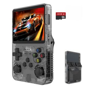 Consola portabila retro Clickzu R36S cu peste 22000 de jocuri, 128GB stocare si joystick-uri duale 3D - Clickzu