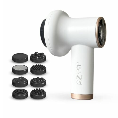 Masszírozó készülék 8 cserélhető fejjel, narancsbőr elleni, ápoláshoz, relaxációhoz és tonizáláshoz, vezeték nélküli, Clickzu 144407982