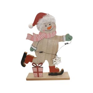 Karácsonyi dekoráció-Fa hóember