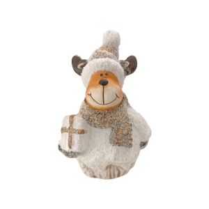 Karácsonyi dekoráció-Kerámia szarvas