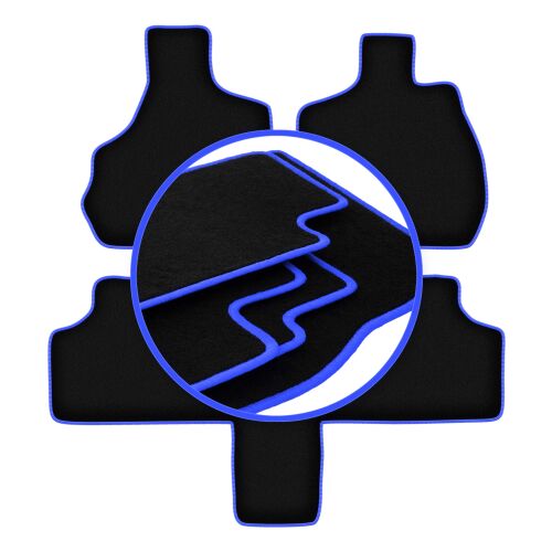 CARLUX-BLUE autószőnyegek a következő modellekhez: Chrysler Town&Country IV 7 személyes (2000-2008) 144438433