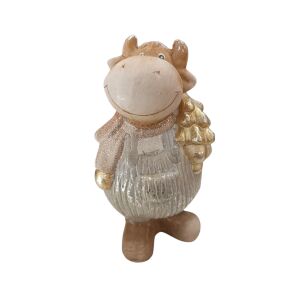 Karácsonyi dekoráció-Kerámia rénszarvas