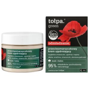 TOŁPA Green Odmładzanie Ránctalanító, feszesítő éjszakai krém 50 ml