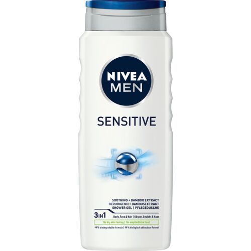 Nivea Men Sensitive tusfürdő gél 500ml 144442598