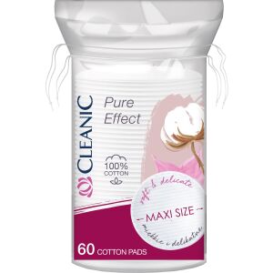 CLEANIC Płatki kosmetyczne Pure Effect maxi size - 60 sztuk