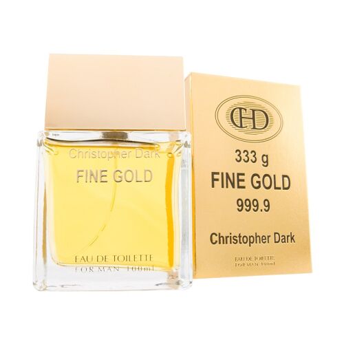 Christopher Dark Fine Gold Eau de Toilette 100ml férfiaknak - Férfi parfüm
