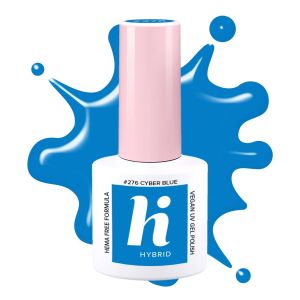 Hi Hybrid HEMA Free Lakier hybrydowy Neon #276 Cyber Blue 5ml 144443255 - Lakier do paznokci