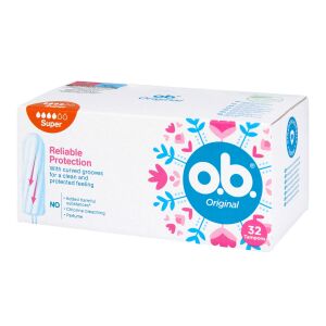 O.B. Original Super Tampon 1op.-32 szt 144443424 - Tampon