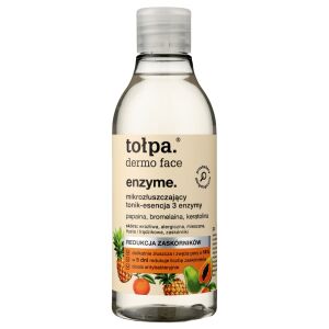 TOŁPA Dermo Face Enzyme Mikrozłuszczający Tonik-esencja 3 Enzymy - redukcja zaskórników 200 ml 144443798 - Bőrápolás