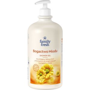 SORAYA Żele pod prysznic Family Fresh BOGACTWO MIODU z pompką 1000ml 144443875 - Tusfürdő