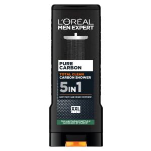 LOREAL Men Expert Żel pod prysznic Pure Carbon 5w1 - 400 ml 144444026 - Tusfürdő