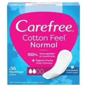 CAREFREE Cotton Feel Normal Tisztasági betét 1 csomag - 56 darab 144444558 - Intimbetét