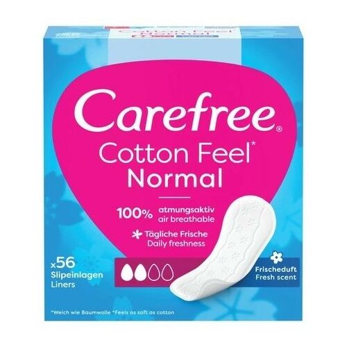 CAREFREE Cotton Feel Normal Tisztasági betét 1 csomag - 56 darab 144444558