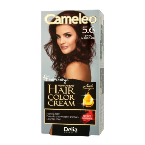 Delia Cosmetics Cameleo HCC Farba permanentna Omega+ nr 5.6 Dark Mahogany 1op. 144444578