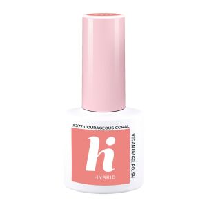 HI HYBRID Lakier hybrydowy 377 Courageous Coral 5 ml 144444769 - Lakier do paznokci