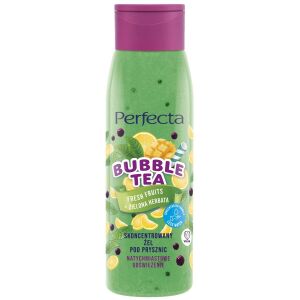 PERFECTA Bubble Tea Koncentrált tusfürdő - Fresh Fruits + Zöld Tea 400 ml 144445038 - Tusfürdő