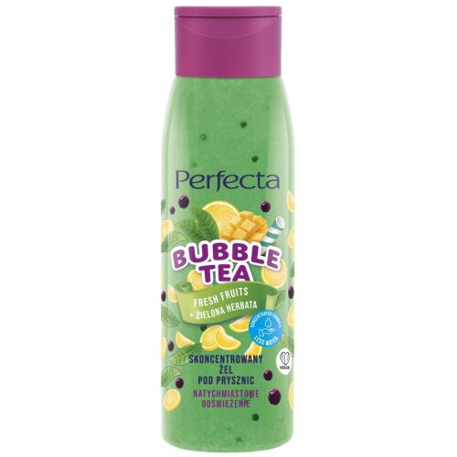 PERFECTA Bubble Tea Koncentrált tusfürdő - Fresh Fruits + Zöld Tea 400 ml 144445038