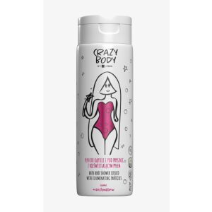 HISKIN Crazy Body Fürdő- és tusfürdő fényesítő porral - MARSHMALLOW 250 ml 144445141 - Tusfürdő