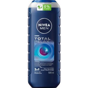 NIVEA Men Total Relax tusfürdő férfiaknak 500 ml 144445150 - Tusfürdő