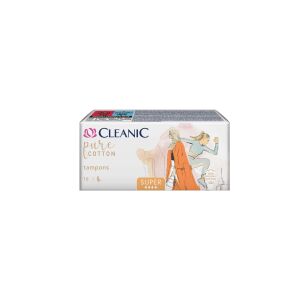 CLEANIC Pure Cotton Tampony Super organikus pamutból - 16 darab 144445347 - Tampon