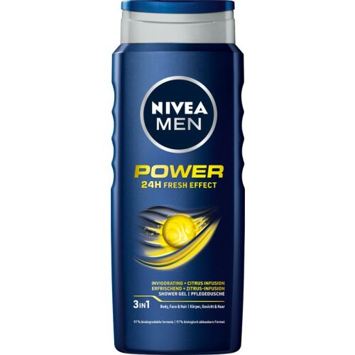 Nivea Men Żel pod prysznic Power Fresh 500ml 144445393