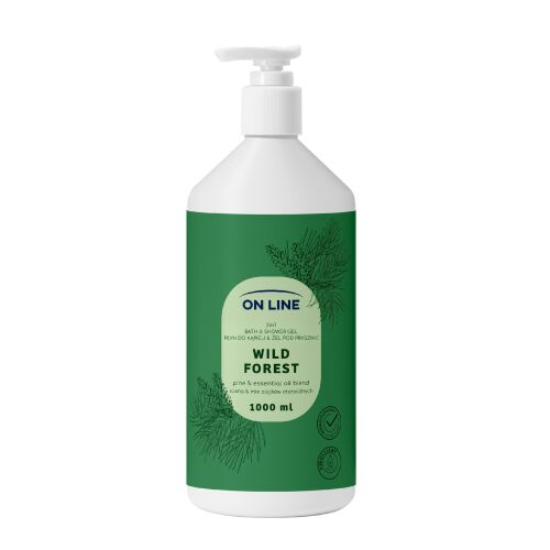 ON LINE Fürdőhab és tusfürdő 2in1 Wild Forest 1000 ml
