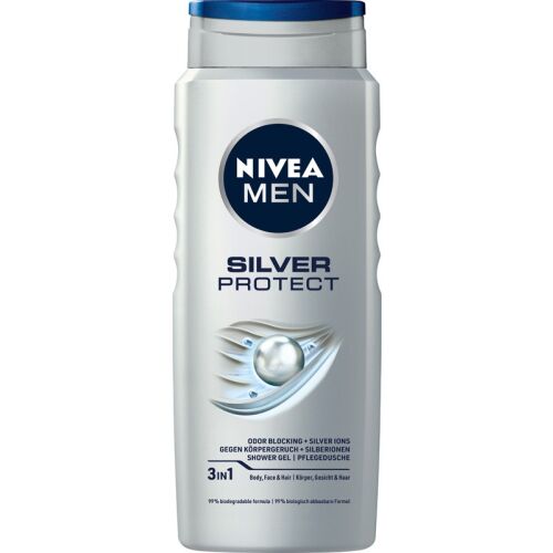 Nivea Men Silver Protect tusfürdő 500ml 144446095