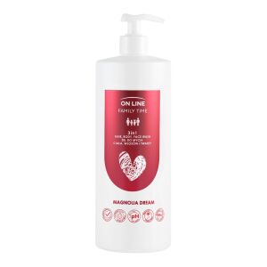 ON LINE Family Time Żel do mycia ciała ,włosów i twarzy 3w1 - Magnolia Dream 850 ml 144446339 - Tusfürdő