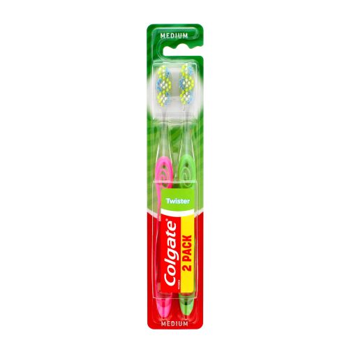 Colgate Szczoteczka DUO Twister Średnia 1 op.-2szt 144446365