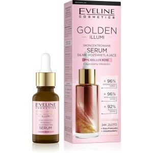 EVELINE Golden Illumi Skoncentrowane Serum silnie rozświetlające z pyłem golden rose 18 ml 144446578 - Bőrápolás