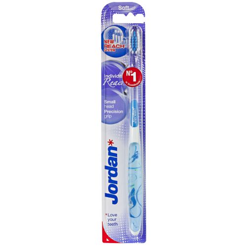 Jordan Szczoteczka do zębów Individual Reach Soft - mix kolorów 144446585
