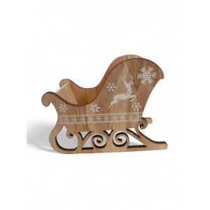 Karácsonyi dekoráció – Fa szánkó