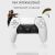 Vezeték nélküli PS4 kontroller, fehér, turbó funkció, 800 mAh akkumulátor-üzemidő, kettős vibrációs rendszer, 350 g, megvilágított gombok 144447950
