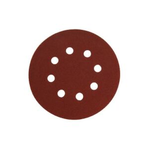 Extol Premium CSISZOLÓKORONG VÁSZON, LYUKAS 10DB, 125MM, 8 DB LYUKKAL, P120-AS, TÉPŐZÁRAS 8803565