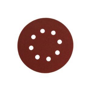 Extol Premium CSISZOLÓKORONG VÁSZON, LYUKAS 10DB, 125MM, 8 DB LYUKKAL, P60-AS, TÉPŐZÁRAS 8803562