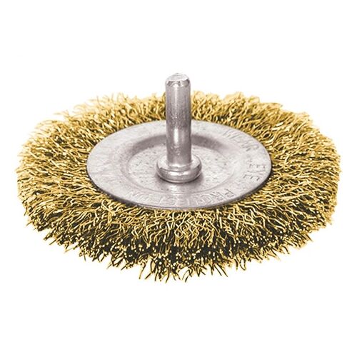 Extol Craft DRÓTCSISZOLÓ KÖRKEFE, 75MM, FÚRÓGÉPBE FOGHATÓ: 6MM CSAP, REZEZETT ACÉL 17054 144455561