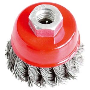 Extol Craft DRÓTCSISZOLÓ FAZÉKKEFE (SAROKCSISZOLÓRA) , SODROTT ERŐS 80MM 17008 144456016 - Drótkefe