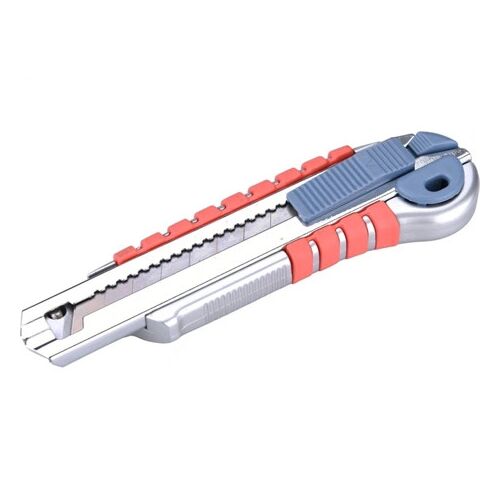 Extol Premium TAPÉTAVÁGÓ KÉS, 18MM GUM. NYÉL FÉMHÁZAS, ÖNTÖLTŐS 3 PENGÉVEL 8855015 144456076