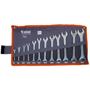 Extol Premium VILLÁSKULCS KÉSZLET, VÁSZON TARTÓBAN, 12DB 8631141